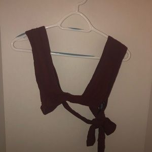 Woman’s Urban outfitters maroon bra top